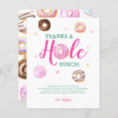 バジェット感謝していドナーBunch Photo Thank You (正面/裏面)