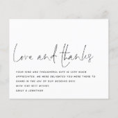 バジェット感謝していラヴ5枚の写真が結婚ありがとう (正面)