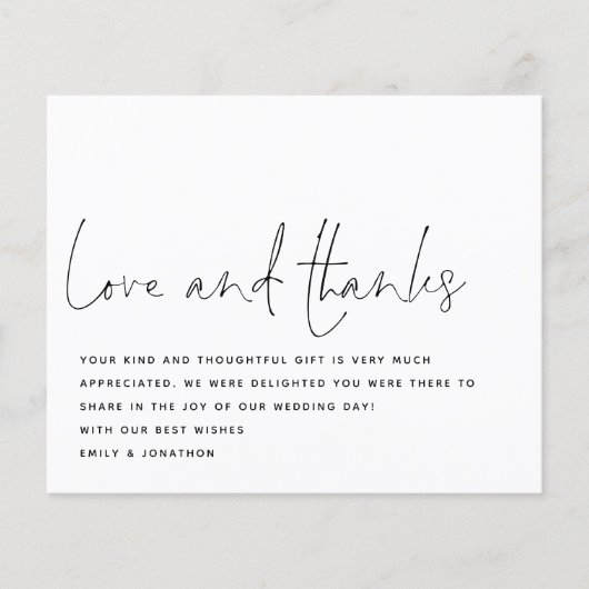 バジェット感謝していラヴ5枚の写真が結婚ありがとう (正面)