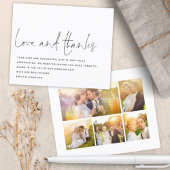 バジェット感謝していラヴ5枚の写真が結婚ありがとう