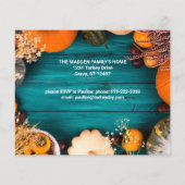 バジェット感謝祭ディナー饗宴ブルーパンプキン チラシ (裏面)