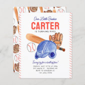 バジェット我々の小さなルーキーヘルメットベースボール誕生日 (正面/裏面)