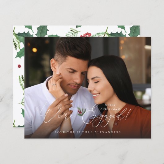 バジェット我々は写真婚約したEホリーベリーホリデイH (正面/裏面)