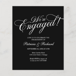 バジェット我々は婚約した婚約パーティ招待状