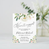 バジェット我々は婚約した婚約パーティ招待状 (スタンド正面)