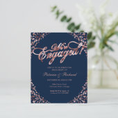 バジェット我々は婚約した婚約パーティ招待状 (スタンド正面)