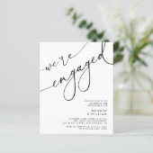 バジェット我々は婚約した婚約パーティ招待状 (スタンド正面)