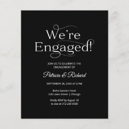 バジェット我々は婚約した婚約パーティ招待状