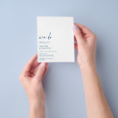 バジェット我々は結婚式招待状フライヤー チラシ (手)