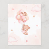 バジェット我々は赤ちゃんシャワー招待状待ち (裏面)