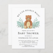 バジェット我々は赤ちゃんシャワー招待状待ち (正面/裏面)