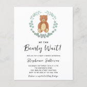 バジェット我々は赤ちゃんシャワー招待状待ち (正面)