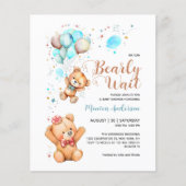 バジェット我々は赤ちゃんシャワー招待状待ち チラシ (正面)