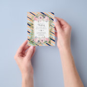 バジェット手頃ピンク赤面ピンクフローラ結婚ズ チラシ (手)