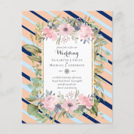 バジェット手頃ピンク赤面ピンクフローラ結婚ズ チラシ