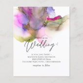 バジェット抽象芸術レインボー結婚パープル (正面)