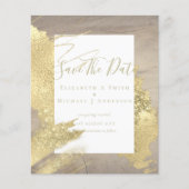 バジェット救デイツゴールドフォイルグリッタールック抽象芸術 (正面)