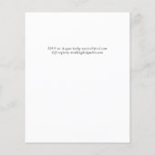 バジェット救写真日付ユーカリの葉緑色 (裏面)