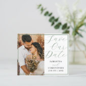 バジェット救Our Date Sage Green Photo 結婚's (スタンド正面)