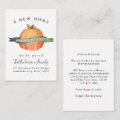 バジェット新しいホームパンプキンホリデームービングカード ノートカード (正面/裏面)