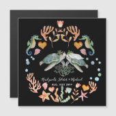 バジェット新婚ウェディングギフトカスタムウミガメ (正面/裏面)