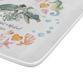 バジェット新婚ウェディングギフトカスタムウミガメ カッティングボード (角)