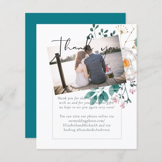 バジェット春ワイルドフラワーズバーン庭園の結婚式 (正面/裏面)