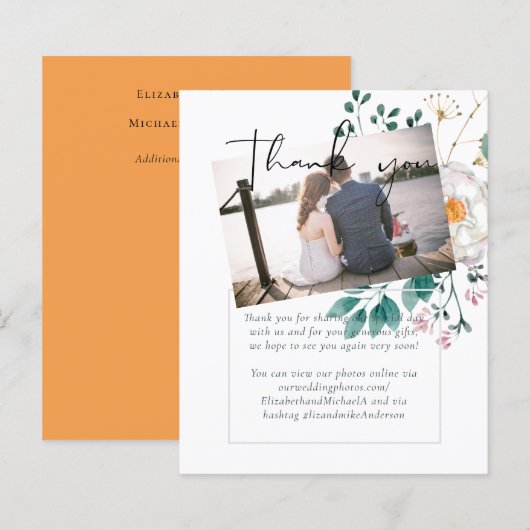 バジェット春ワイルドフラワーズバーン庭園の結婚式 (正面/裏面)