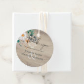 バジェット春ワイルドフラワーズバーン庭園の結婚式 フェイバータグ (インサイチュ)