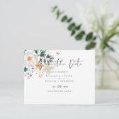 バジェット春ワイルドフラワーズバーン庭園の結婚式 ポストカード (スタンド正面)