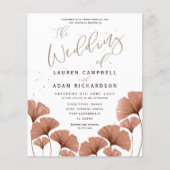 バジェット書道テラコッタ結婚の葉 (正面)