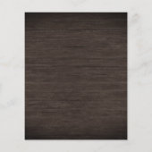 バジェット木造（鳥）ショウジョウコウカンチョウライトブライダルシャワーフライヤー (裏面)