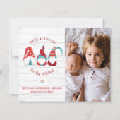 バジェット格言素朴カワイフォトカード (正面)