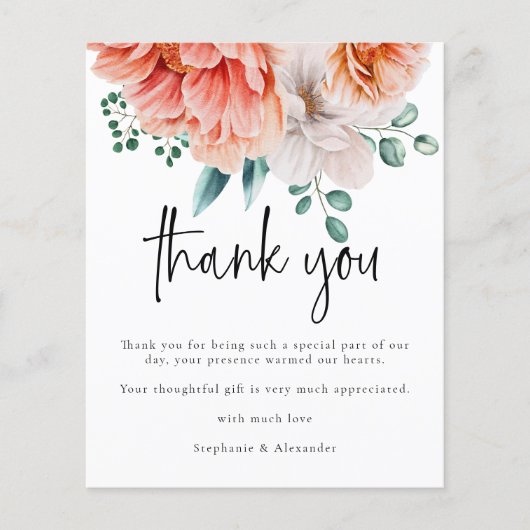 バジェット桃の牡丹結婚写真の感謝 (正面)