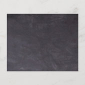 バジェット植物学素朴石板日付カードを保存 (裏面)