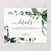 バジェット植物性の緑の結婚葉 (正面)