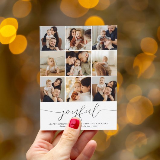 バジェット楽しいクリスマスフォトコラージョデー