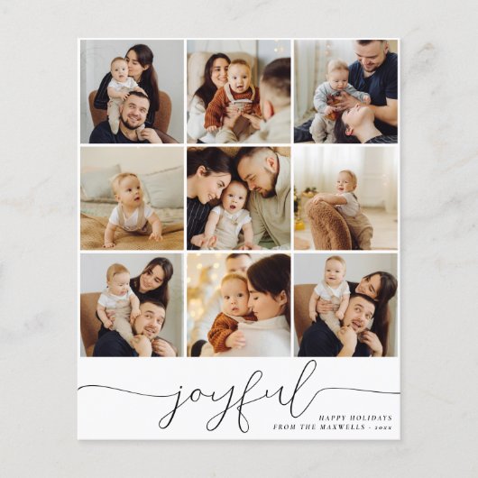 バジェット楽しいクリスマスフォトコラージョデー (正面)