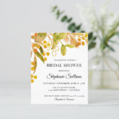 バジェット水の色さびブライダルシャワー招待 (スタンド正面)