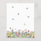 バジェット水の色のワイルドフラワー結婚ズ (裏面)