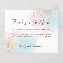 バジェット水の色の写真結婚の感謝