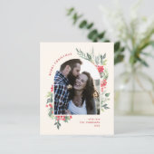 バジェット水の色の葉の写真アーチクリスマス (スタンド正面)