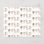 バジェット水の色の飲み物バチェロレッテ週末 (裏面)