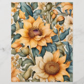 バジェット水の色ひまわり結婚の花 チラシ (裏面)