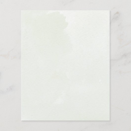 バジェット水の色ウッドランド動物の赤ちゃんシャワー (裏面)