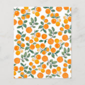 バジェット水の色オレンジ色のフルーツ日付を保存 (裏面)