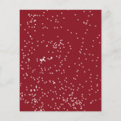 バジェット水の色クリスマスサンタベビーシャワー (裏面)