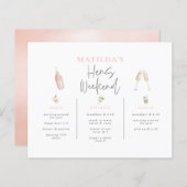 バジェット水の色シャンパンヘン週末3日 (正面/裏面)