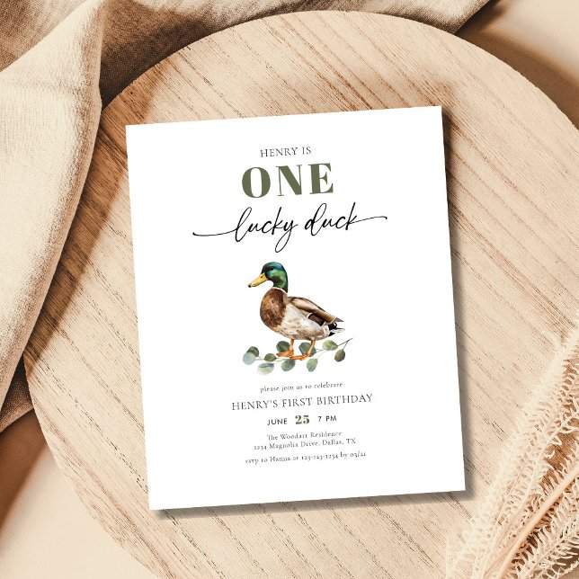 バジェット水の色1ラッキーダックボーイ1st誕生日 (クリエイターアップロード済み)