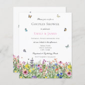 バジェット水カラーフローラカップルのシャワー (正面/裏面)